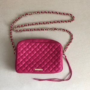Rebecca Minkoff Pink Quilted Crossbody Purse